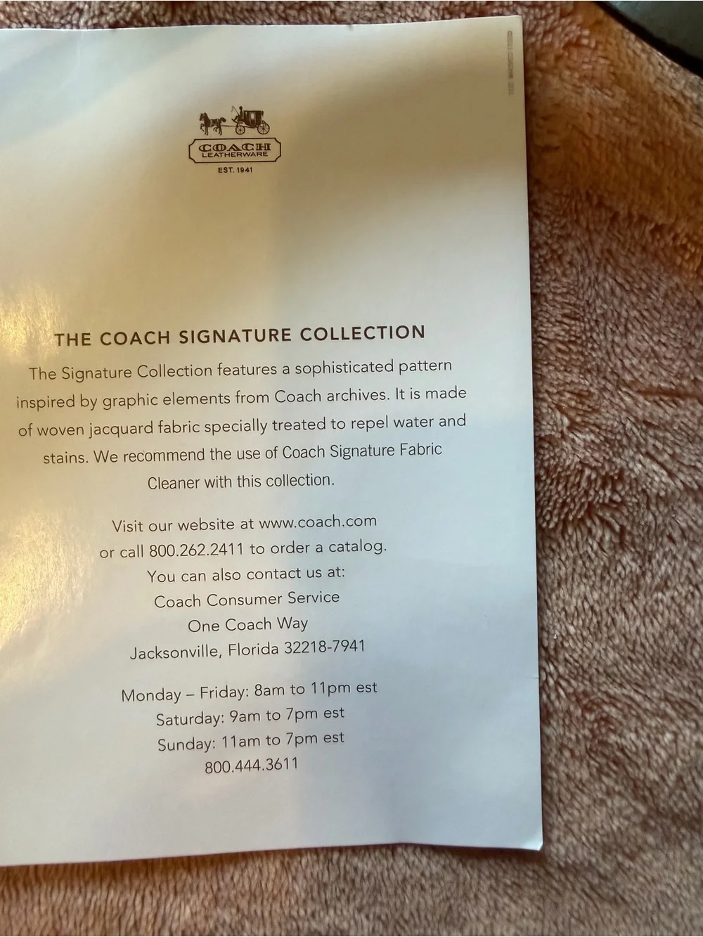 Coach shoulder tote